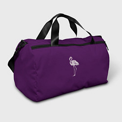 Спортивная сумка Фламинго в сиреневом