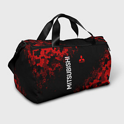 Спортивная сумка MITSUBISHIC MILITARY GEOMETRY RED