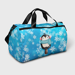 Спортивная сумка Пингвин - эскимо Новый год