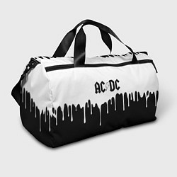 Сумки спортивные ACDC подтёки, цвет: 3D-принт