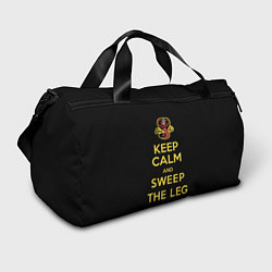 Спортивная сумка Keep calm and sweep the leg