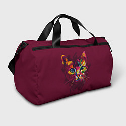Спортивная сумка Кошечка в ярких красках
