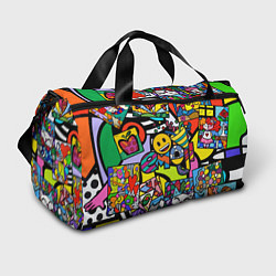 Сумки спортивные Romero Britto - emoji, цвет: 3D-принт