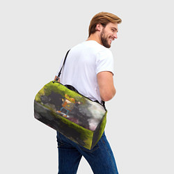 Сумки спортивные Лягушка хулиган Frog hooligan, цвет: 3D-принт — фото 2