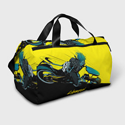 Спортивная сумка Vi Ви на мотоцикле cyberpunk 2077