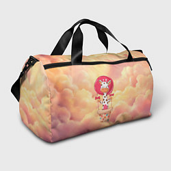 Спортивная сумка Жираф на воздушном шаре