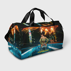 Спортивная сумка Panam сзади Cyberpunk2077