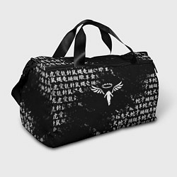Сумки спортивные WALHALLA TEAM BLACK WHITE ЛОГО ТОКИЙСКИЕ МСТИТЕЛИ, цвет: 3D-принт