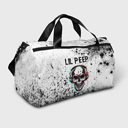Спортивная сумка Lil Peep ЧЕРЕП Краска