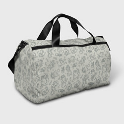 Спортивная сумка Морские Котики: Серый