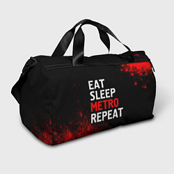 Сумки спортивные Eat Sleep Metro Repeat Арт, цвет: 3D-принт