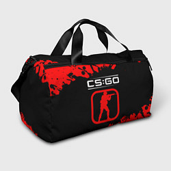 Спортивная сумка CS:GO лого с линиями и спецназом