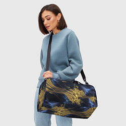 Сумки спортивные Фрактальная футуристическая композиция Абстракция, цвет: 3D-принт — фото 2