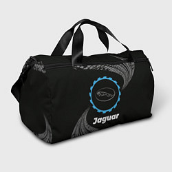 Спортивная сумка Jaguar в стиле Top Gear со следами шин на фоне