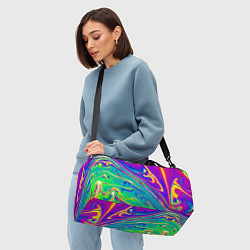 Сумки спортивные Абстракция кислота, цвет: 3D-принт — фото 2