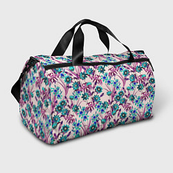 Спортивная сумка Цветы Летние Фиолетовые Рудбеки