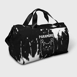 Спортивная сумка Группа Paramore и Рок Кот