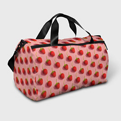 Сумки спортивные Strawberry Pattern, цвет: 3D-принт