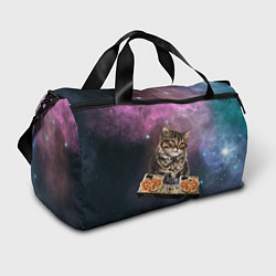 Спортивная сумка Космический котёнок диджей Space DJ Cat