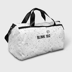 Спортивная сумка Blink 182 Glitch на светлом фоне