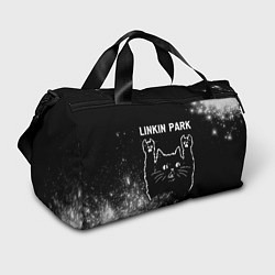 Спортивная сумка Группа Linkin Park и Рок Кот