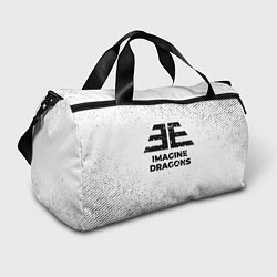 Спортивная сумка Imagine Dragons с потертостями на светлом фоне