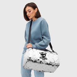 Сумки спортивные Five Finger Death Punch - мелкие трещины, цвет: 3D-принт — фото 2