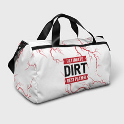 Спортивная сумка Dirt: красные таблички Best Player и Ultimate