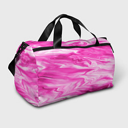 Спортивная сумка Розовая мраморная текстура