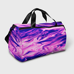 Спортивная сумка Розово-фиолетовый мраморный узор