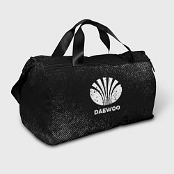 Спортивная сумка Daewoo с потертостями на темном фоне
