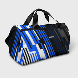 Спортивная сумка Кроссфит - синии линии