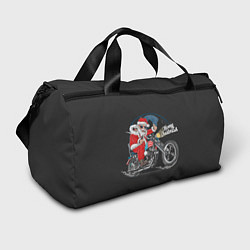 Спортивная сумка Santa on a bike