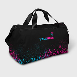 Спортивная сумка Valencia - neon gradient: символ сверху
