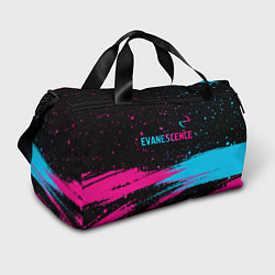 Спортивная сумка Evanescence - neon gradient: символ сверху