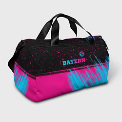 Спортивная сумка Bayern - neon gradient: символ сверху