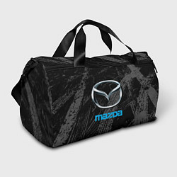 Сумки спортивные Mazda - следы шин, цвет: 3D-принт