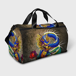 Спортивная сумка Разноцветный Японский Дракон