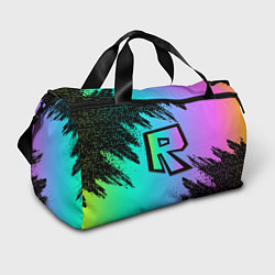 Сумки спортивные Roblox neon logo, цвет: 3D-принт
