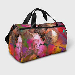 Спортивная сумка Стилизованная композиция из океанских ракушек