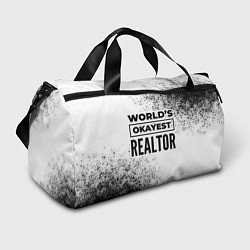 Спортивная сумка Worlds okayest realtor - white