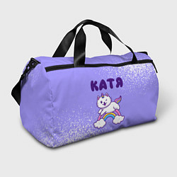 Спортивная сумка Катя кошка единорожка