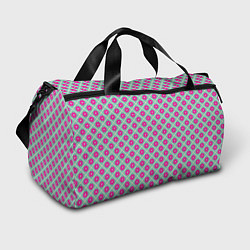 Спортивная сумка Фиолетовые цветочки паттерн