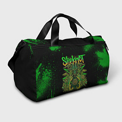 Спортивная сумка Slipknot green satan