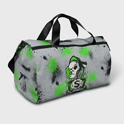 Спортивная сумка Slipknot скелет green