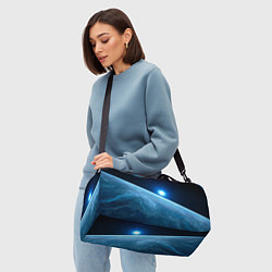 Сумки спортивные Яркая звезда над горизонтом - космос, цвет: 3D-принт — фото 2