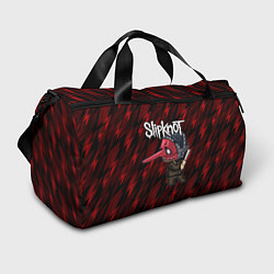 Спортивная сумка Slipknot красные молнии