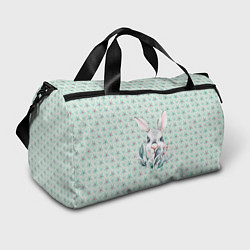 Спортивная сумка Кролик в цветах