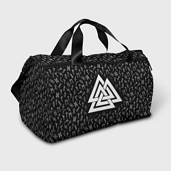 Сумки спортивные Valknut runes pattern, цвет: 3D-принт