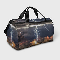 Спортивная сумка Мощная молния в горах